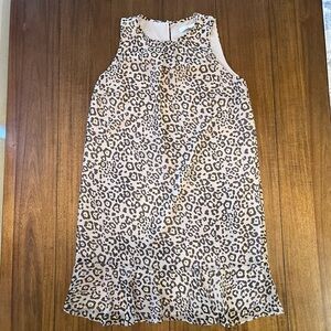 Ann Taylor Loft shift dress cheetah print size 8 petite brand new